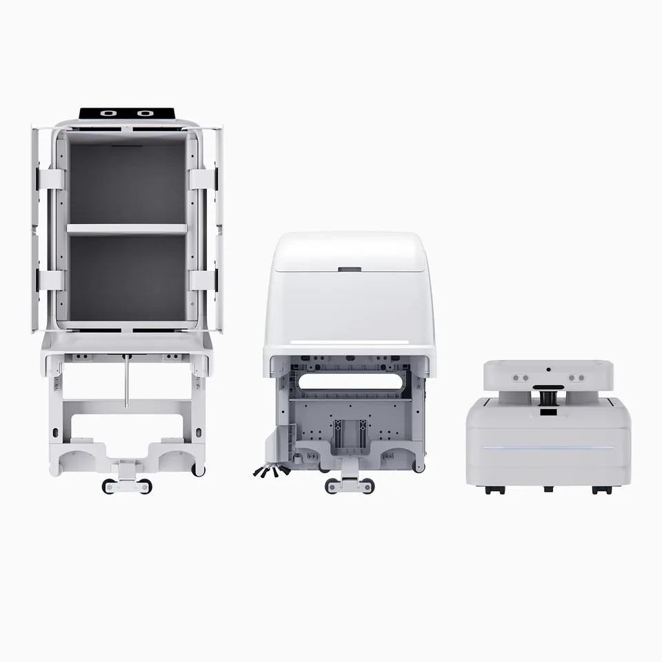 YUNJI UP modular platform — three example configurations