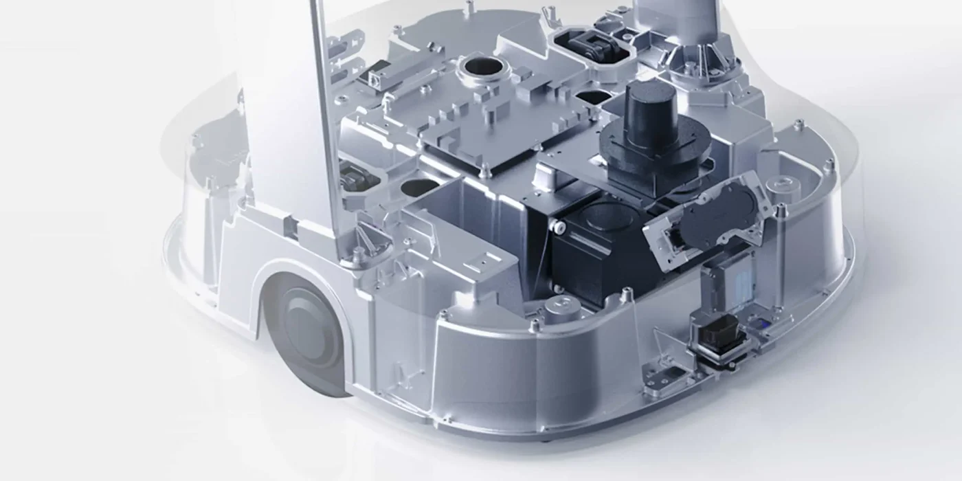 Suspended chassis design supports stable delivery.