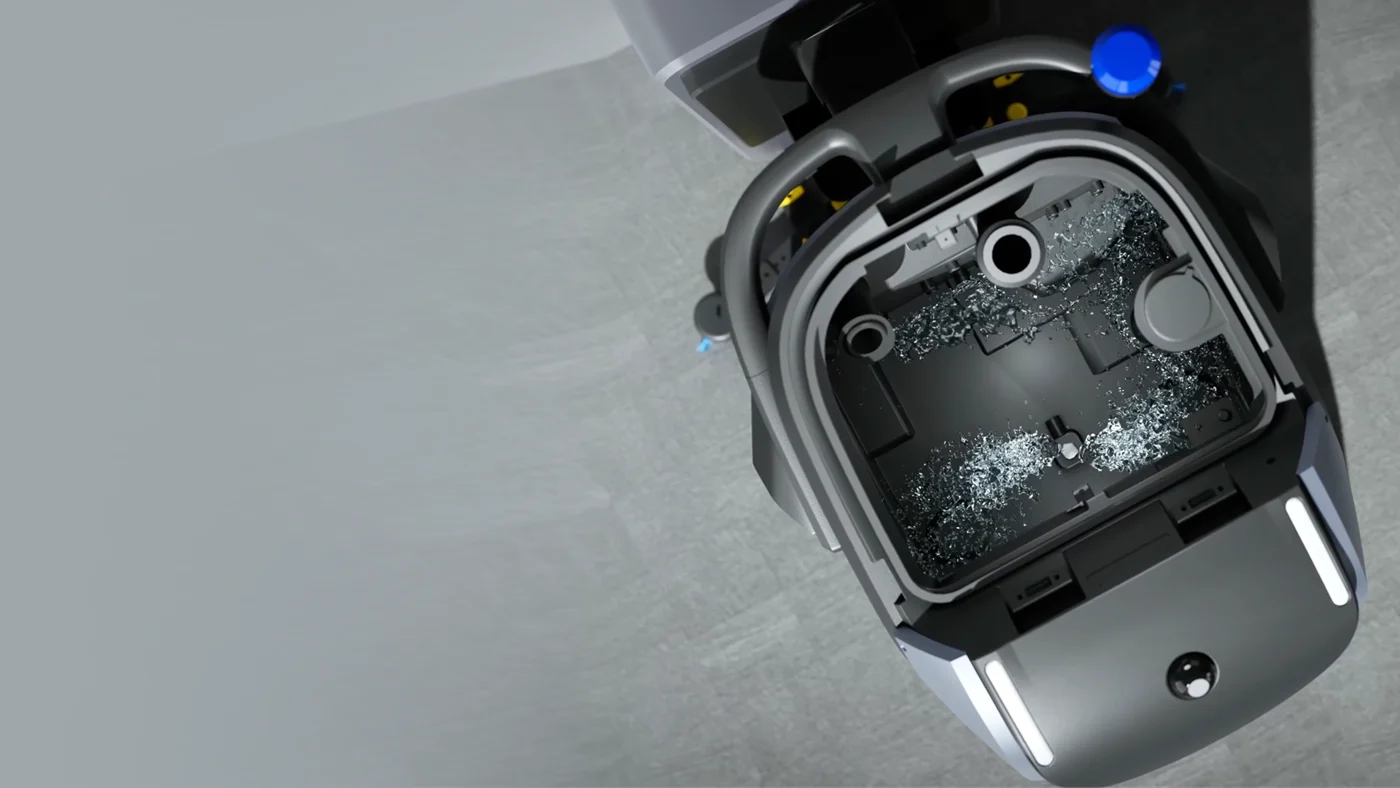 Gausium Marvel internal water-system cutaway