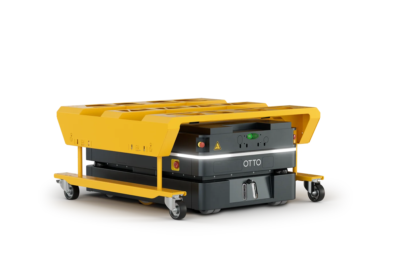 Under-cart material transport configuration