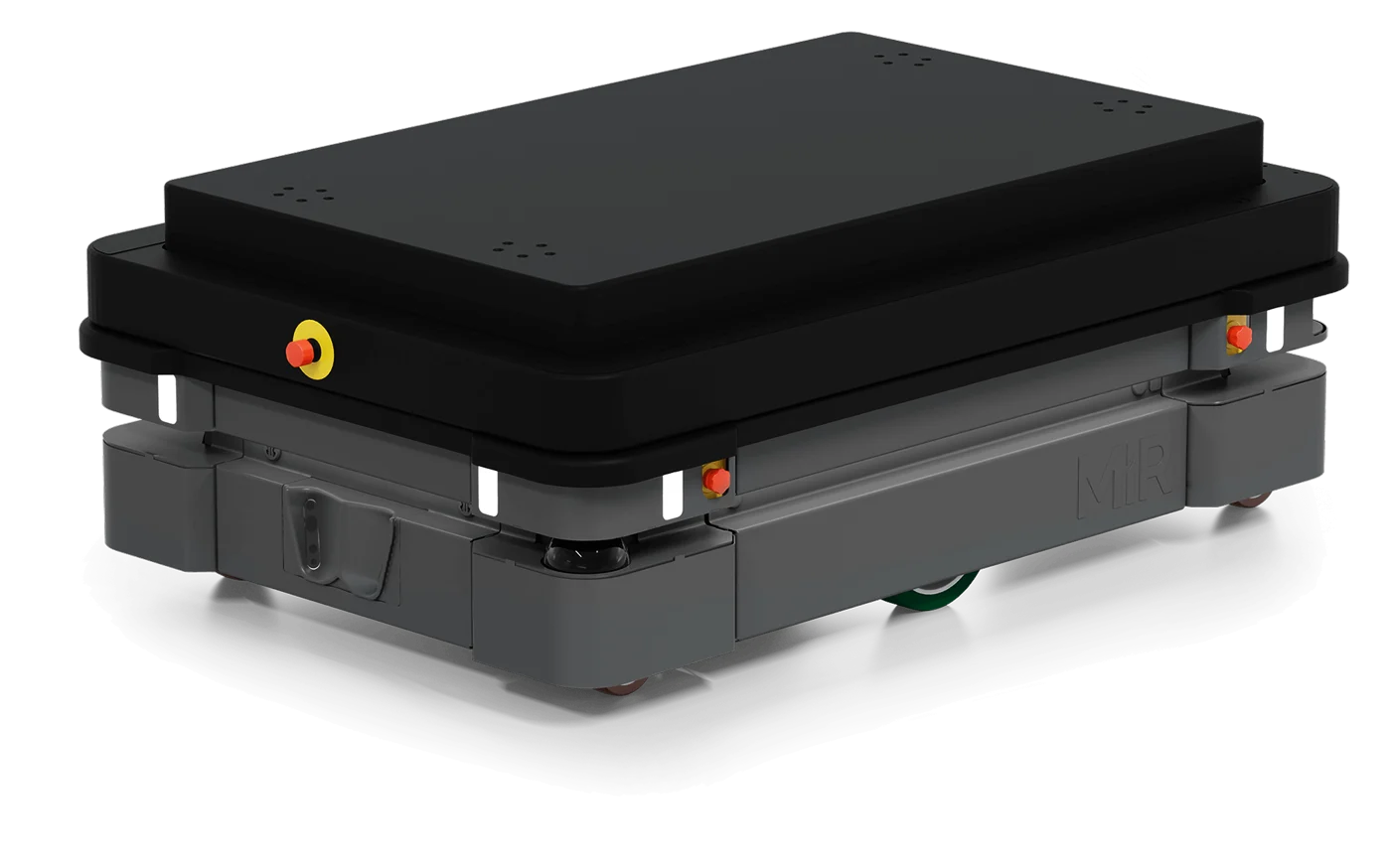 MiR600 fitted with a top-mounted shelf-lift module
